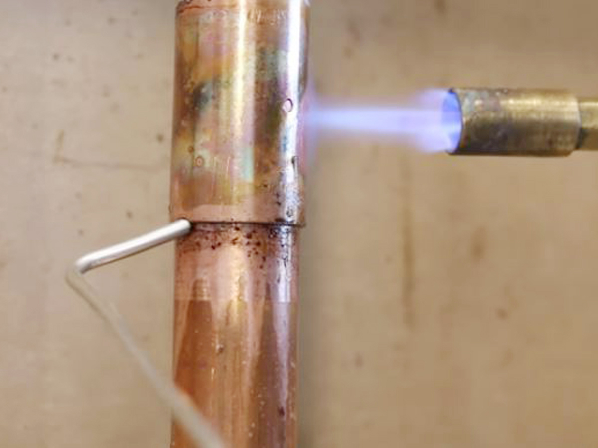 How to Solder Copper Pipe with Water In It