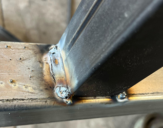 Welding procedure for galvanized steel