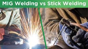 MIG welding vs Stick welding